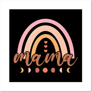 mama moon phases Posters and Art